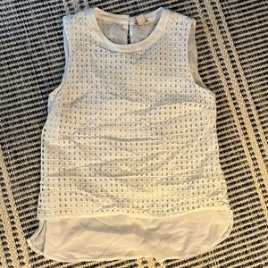 J.crew sleeveless top size 2